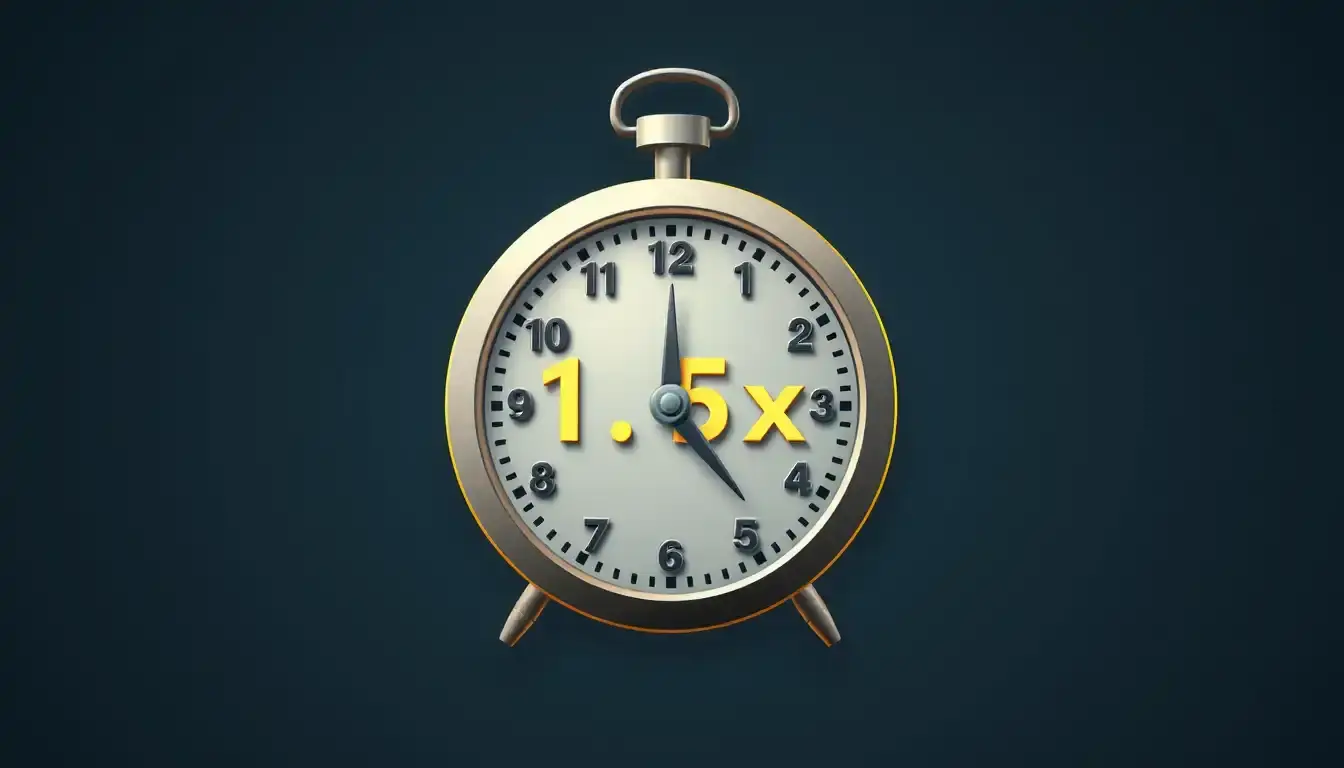 time and a half calculator